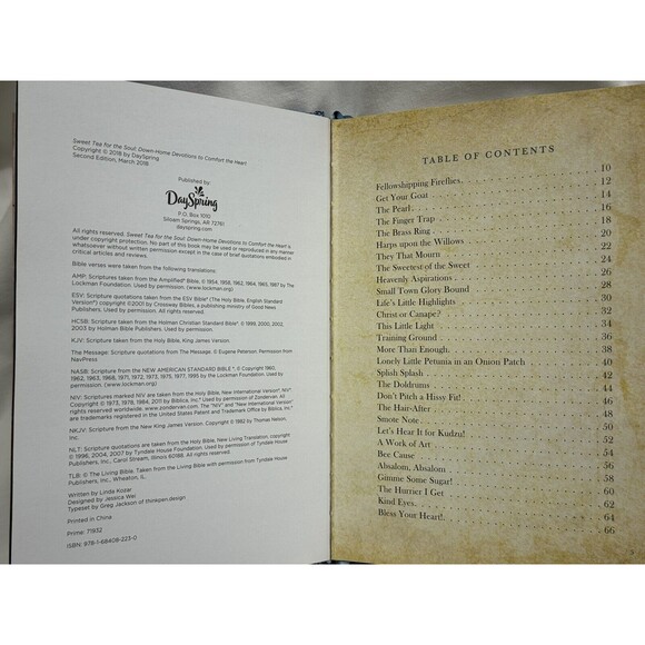 Dayspring Sweet Tea for the Soul : Down-Home Devotions to Comfort the Heart - Picture 4 of 6